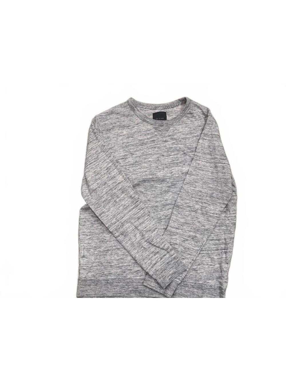 01.ALGO Men's Medium Gray Pullover Sweatshirt